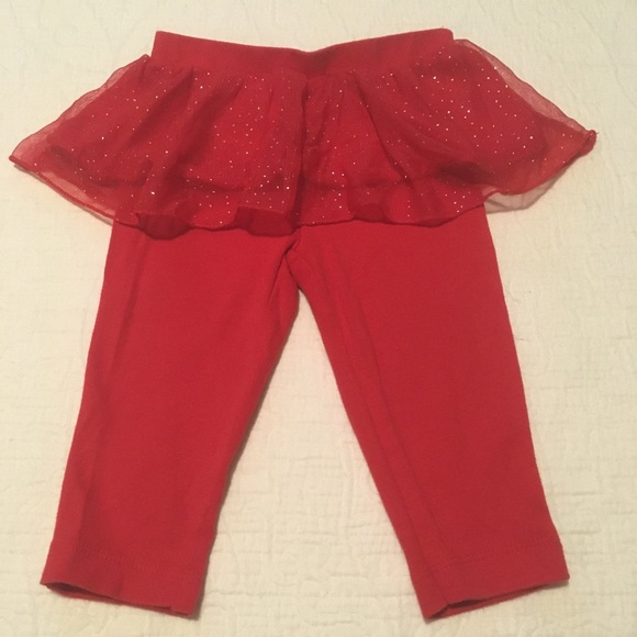 9m (5/$20) Red Tutu Leggings by Carter’s - Picture 1 of 7